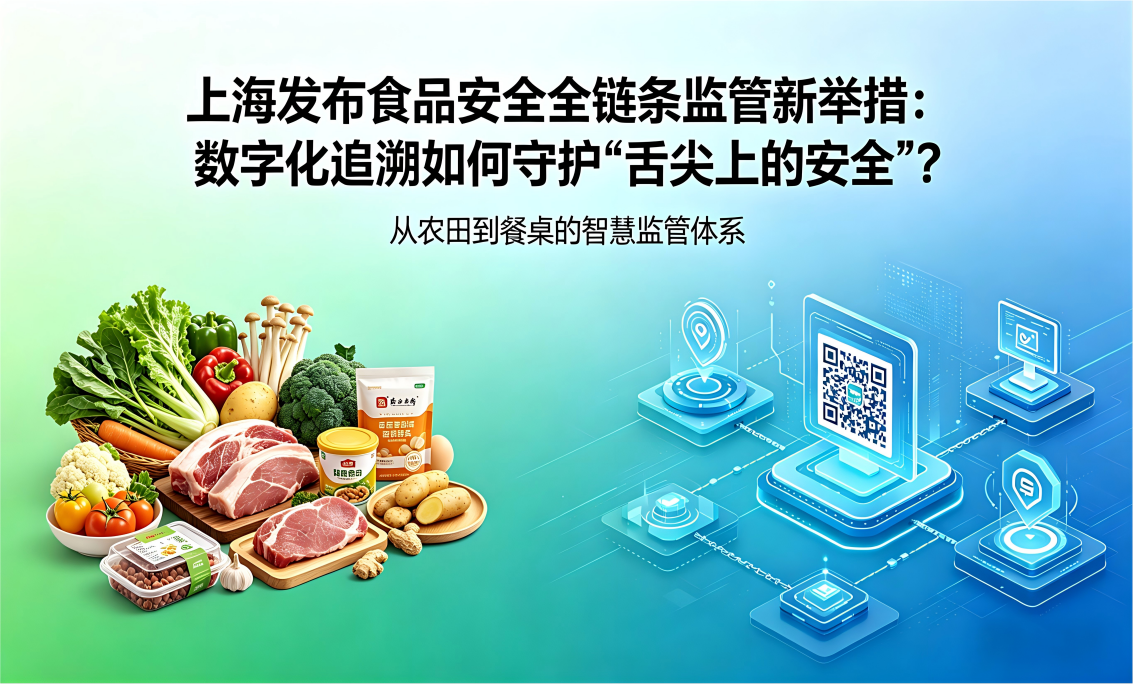 上海发布食品安全全链条监管新举措：数字化追溯如何守护＂舌尖上的安全＂？