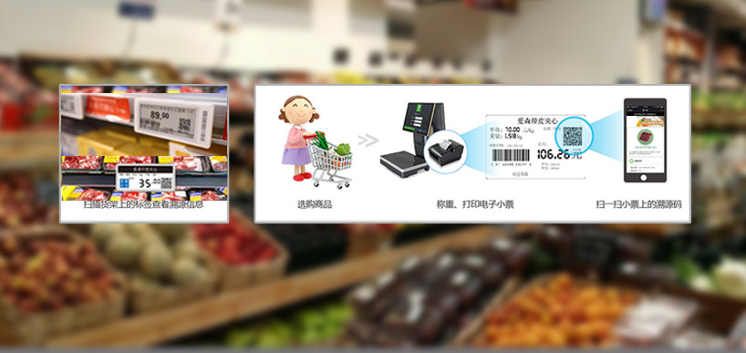 超市追溯_基于二维码展示效果的多种类型展示模式展示